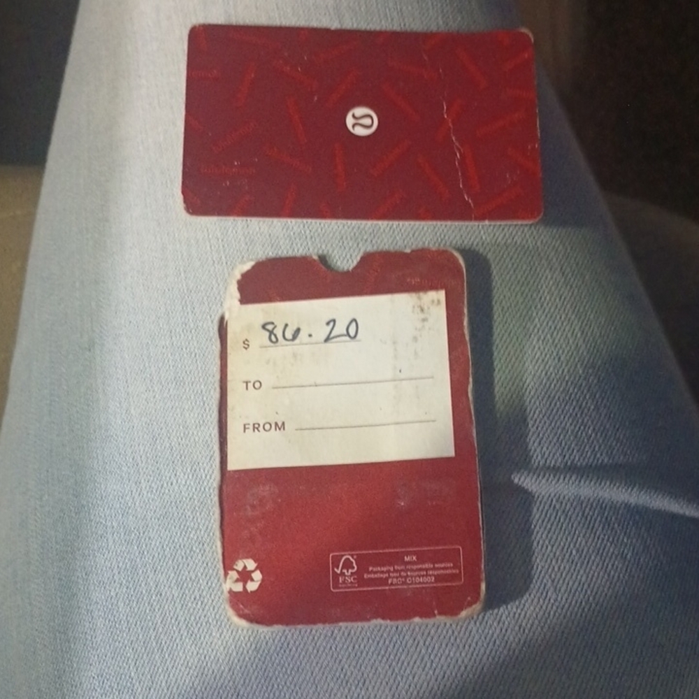 Lululemon Gift Card